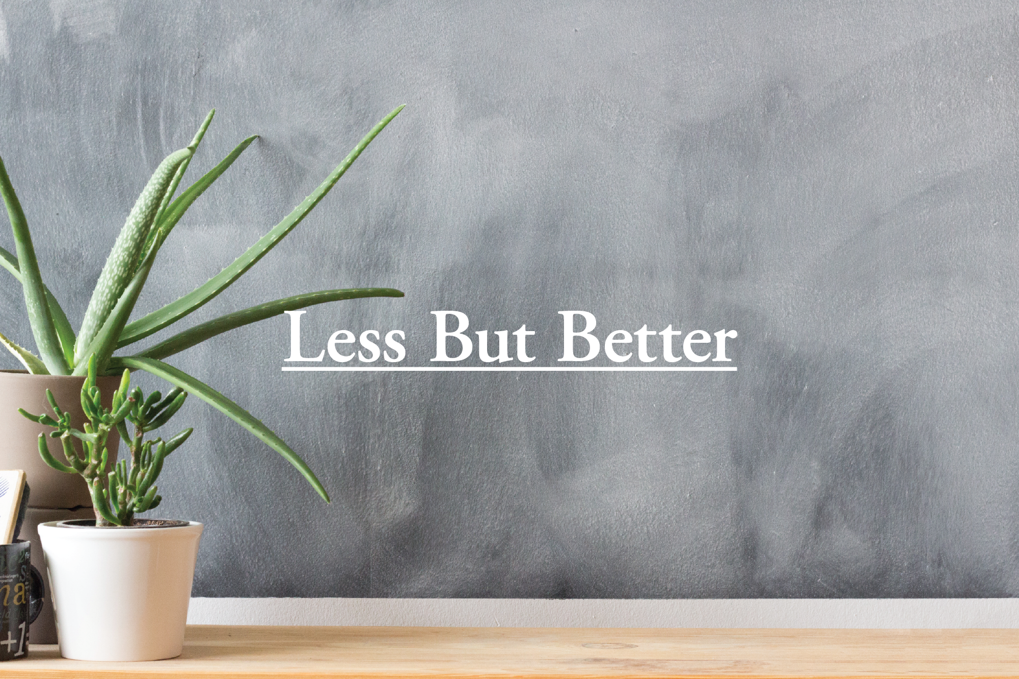 Living With Less: Fitzy and Minimalism