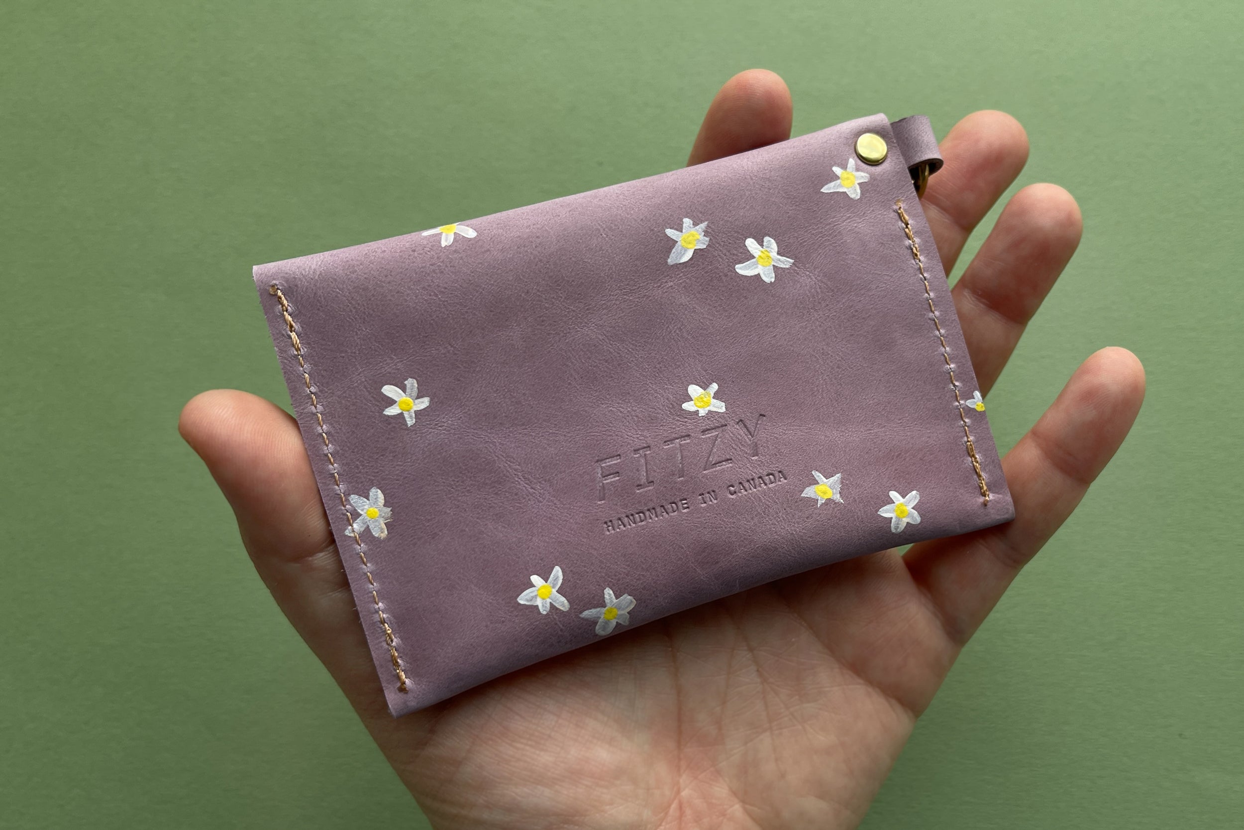 Hand Painted Keychain Card Wallet – Fitzy