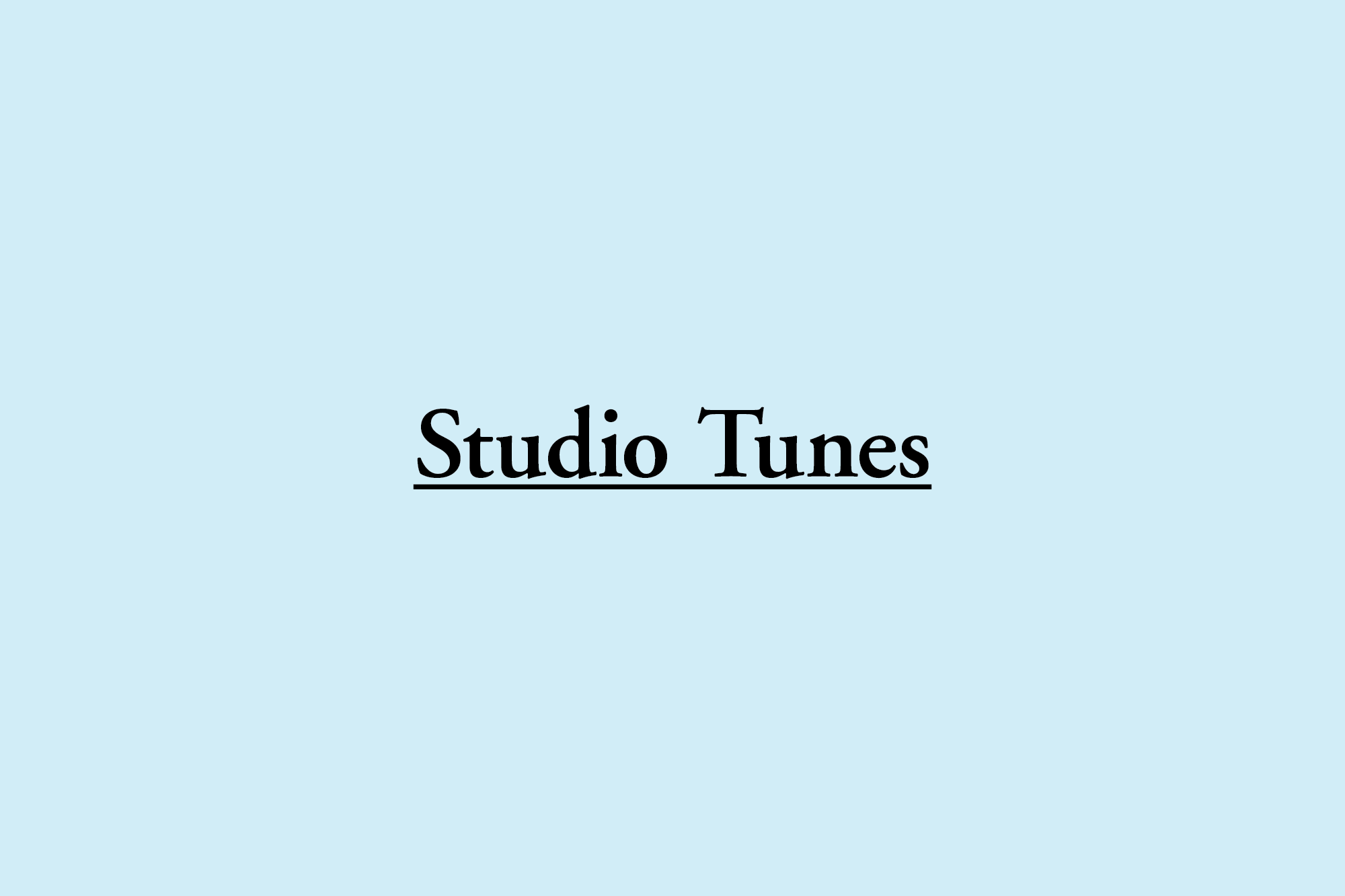Studio Tunes