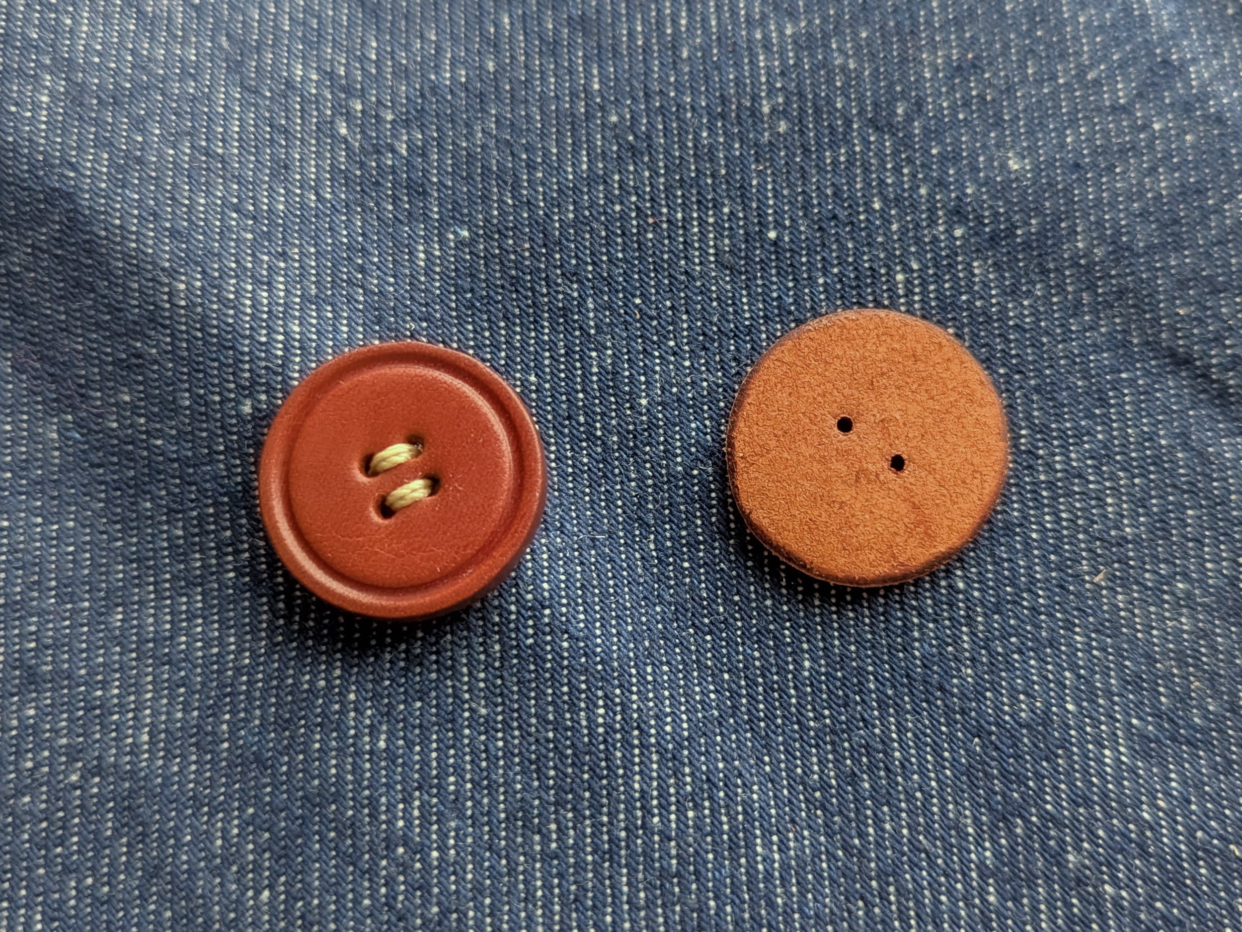Leather Buttons