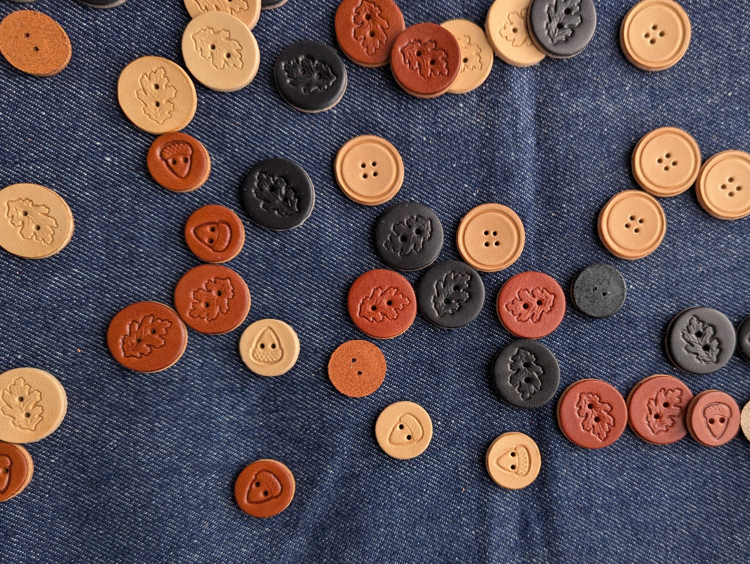 Leather Buttons