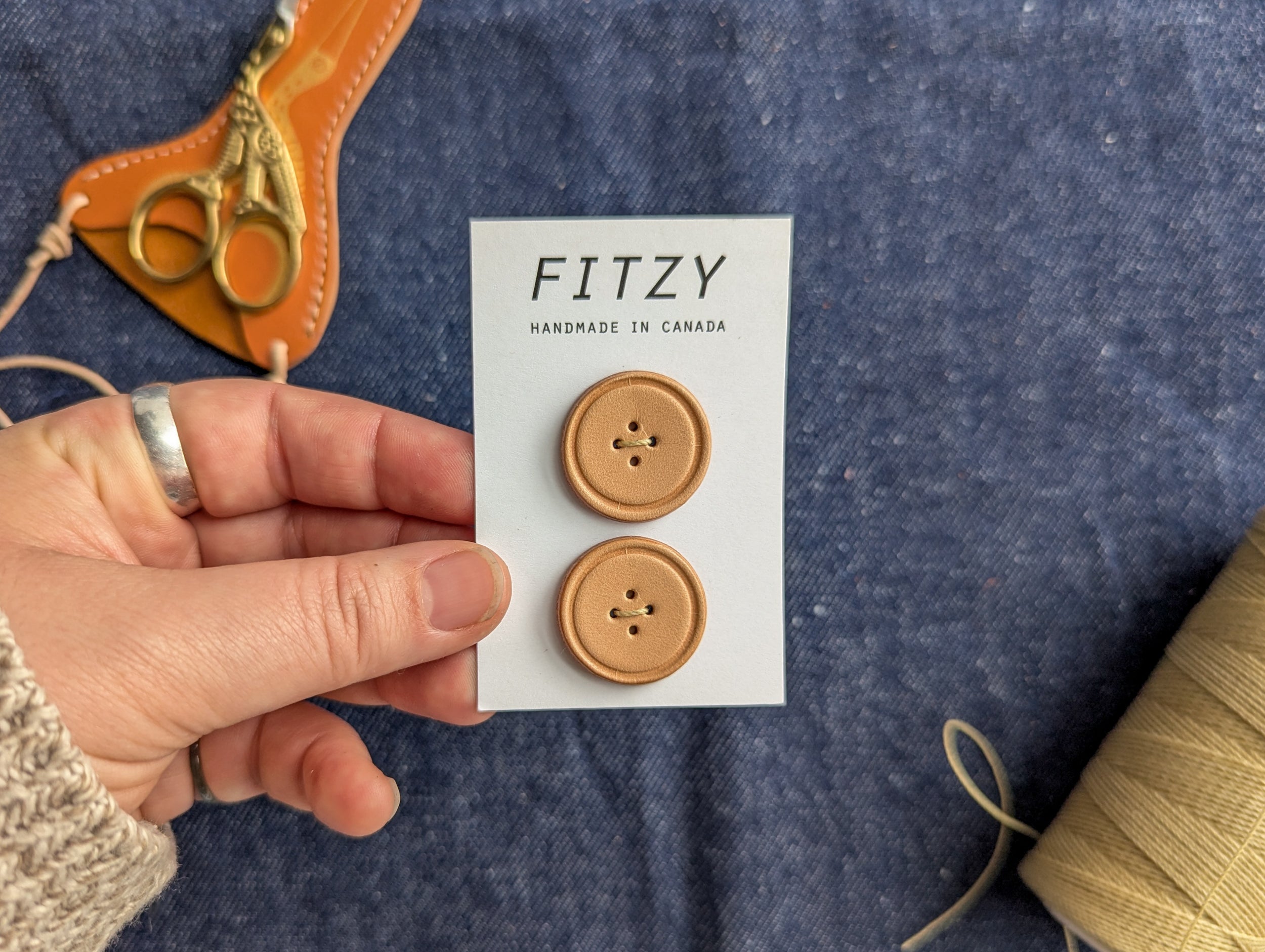 Leather Buttons