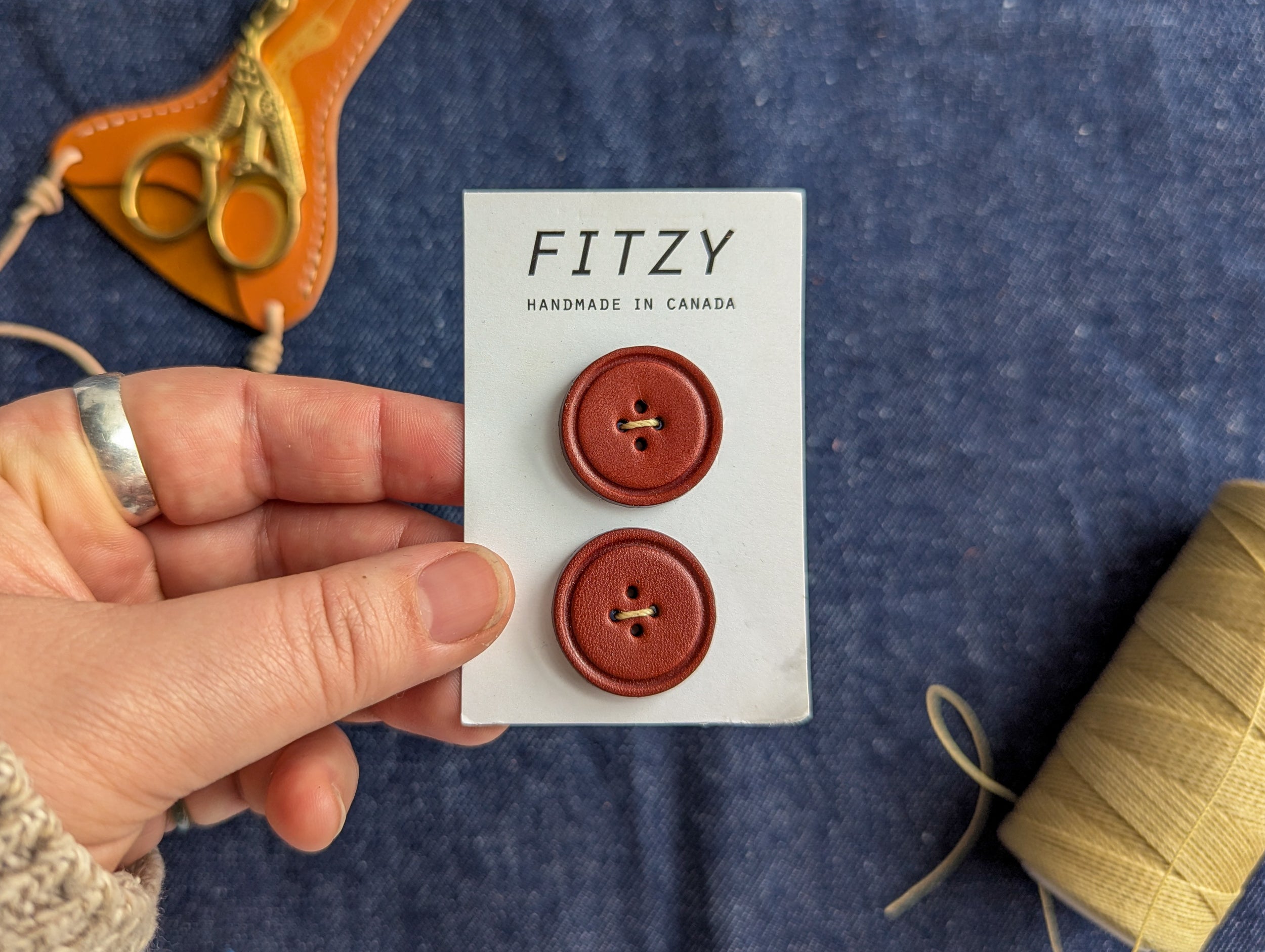 Leather Buttons