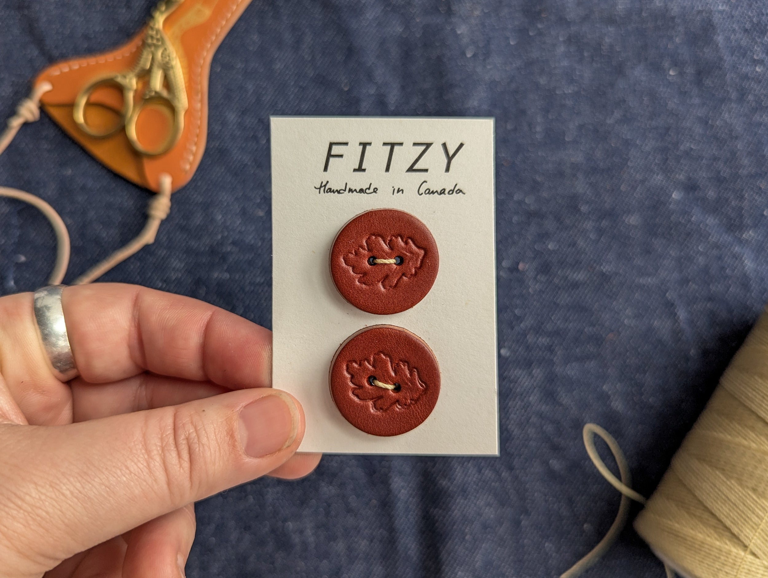 Leather Buttons