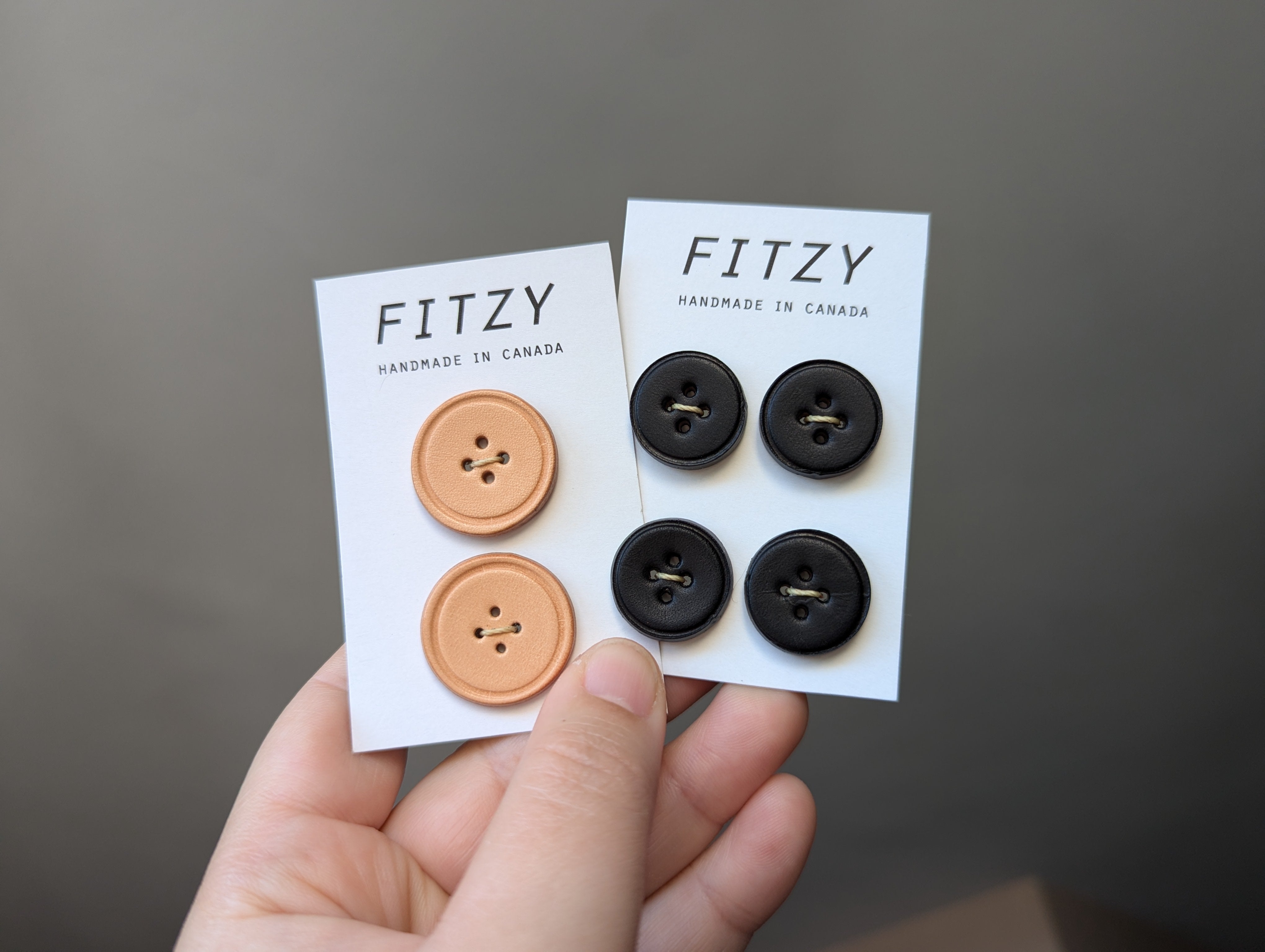 Leather Buttons