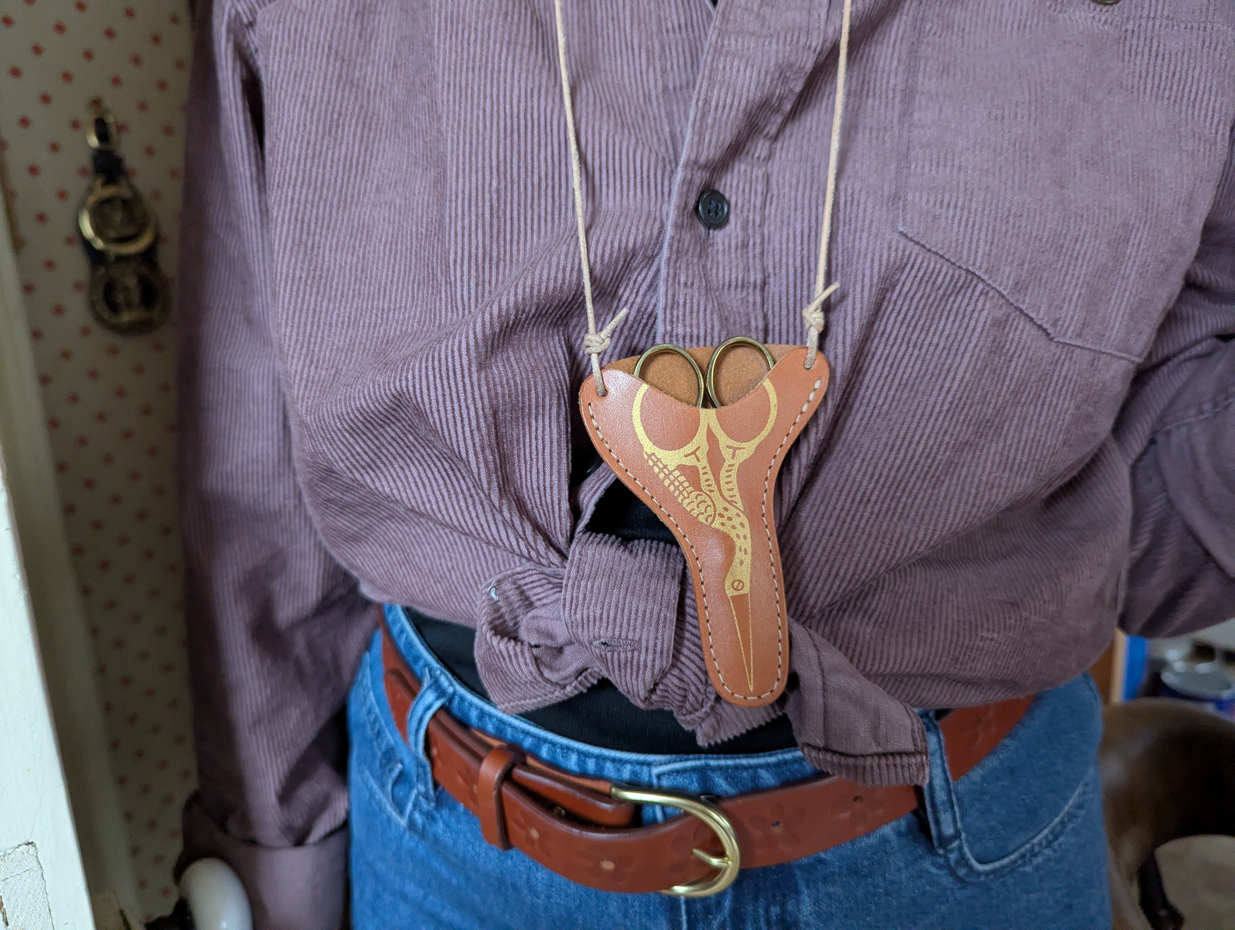 Scissors Case Necklace x Kiriki Press