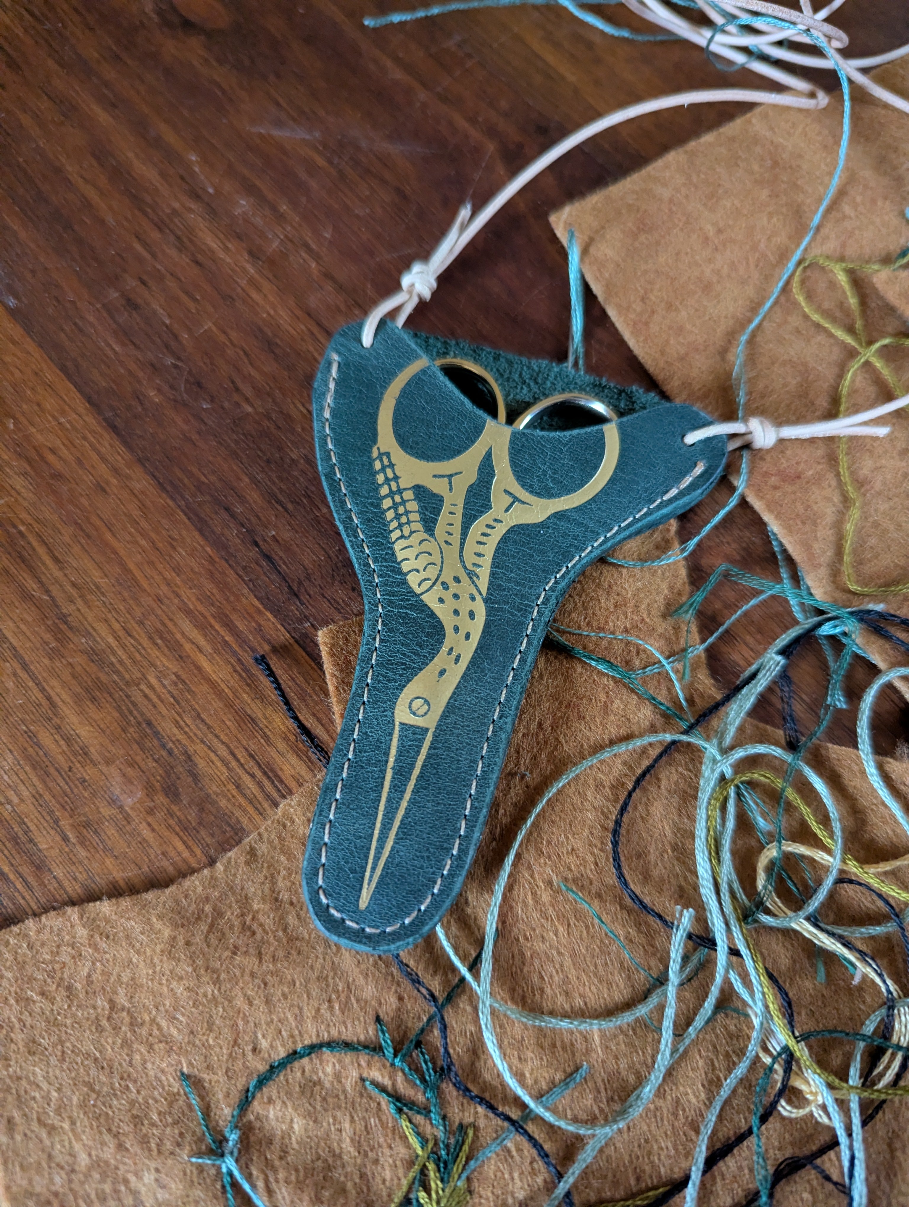 Scissors Case Necklace x Kiriki Press