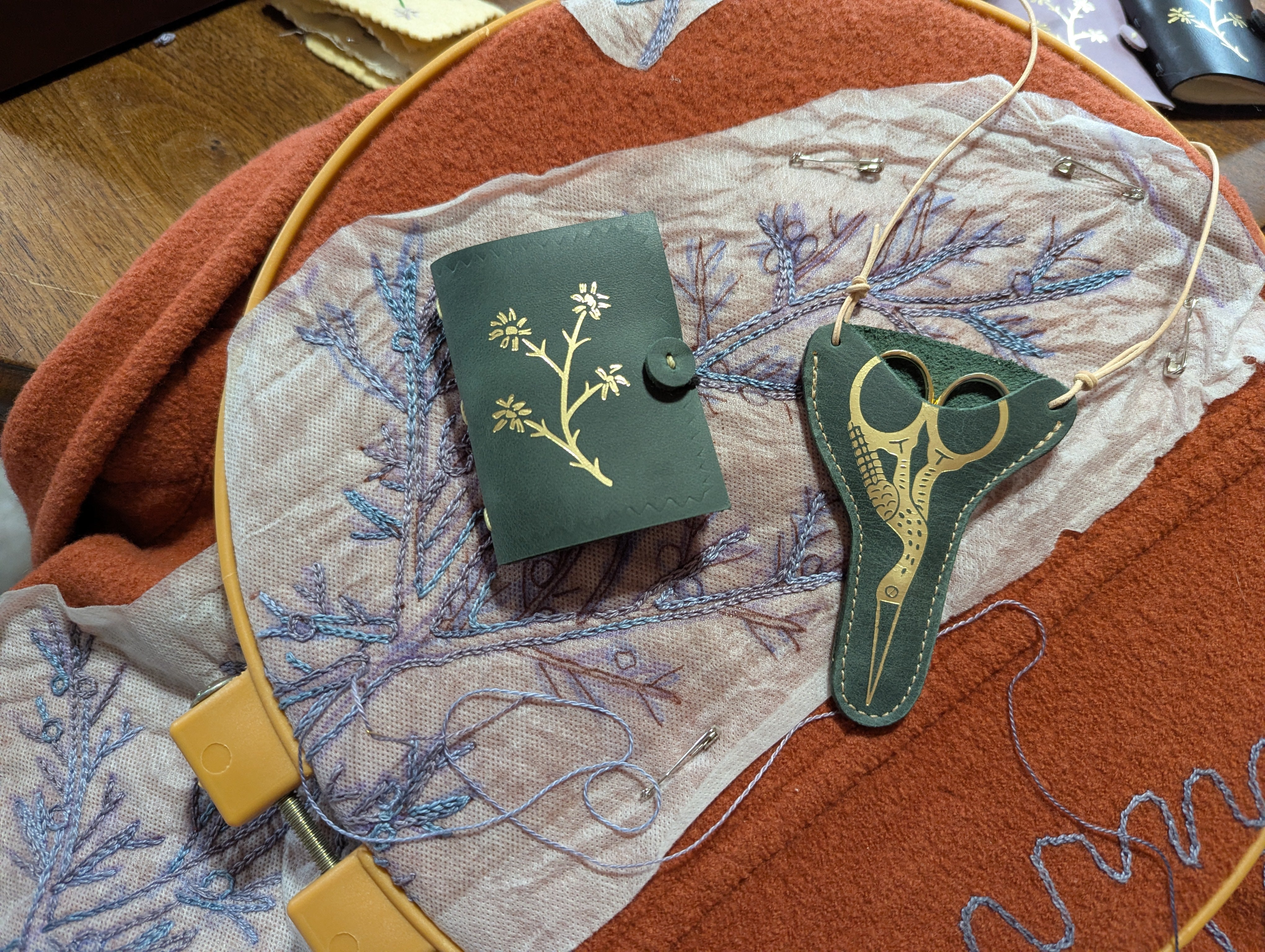 Scissors Case Necklace x Kiriki Press