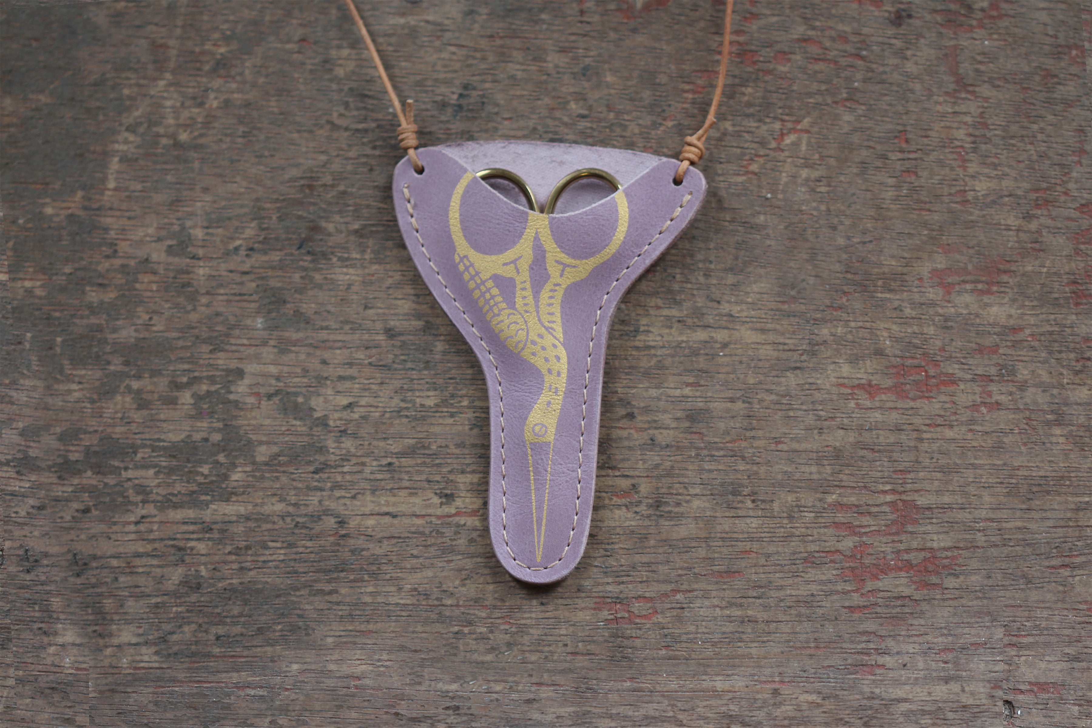 Scissors Case Necklace x Kiriki Press