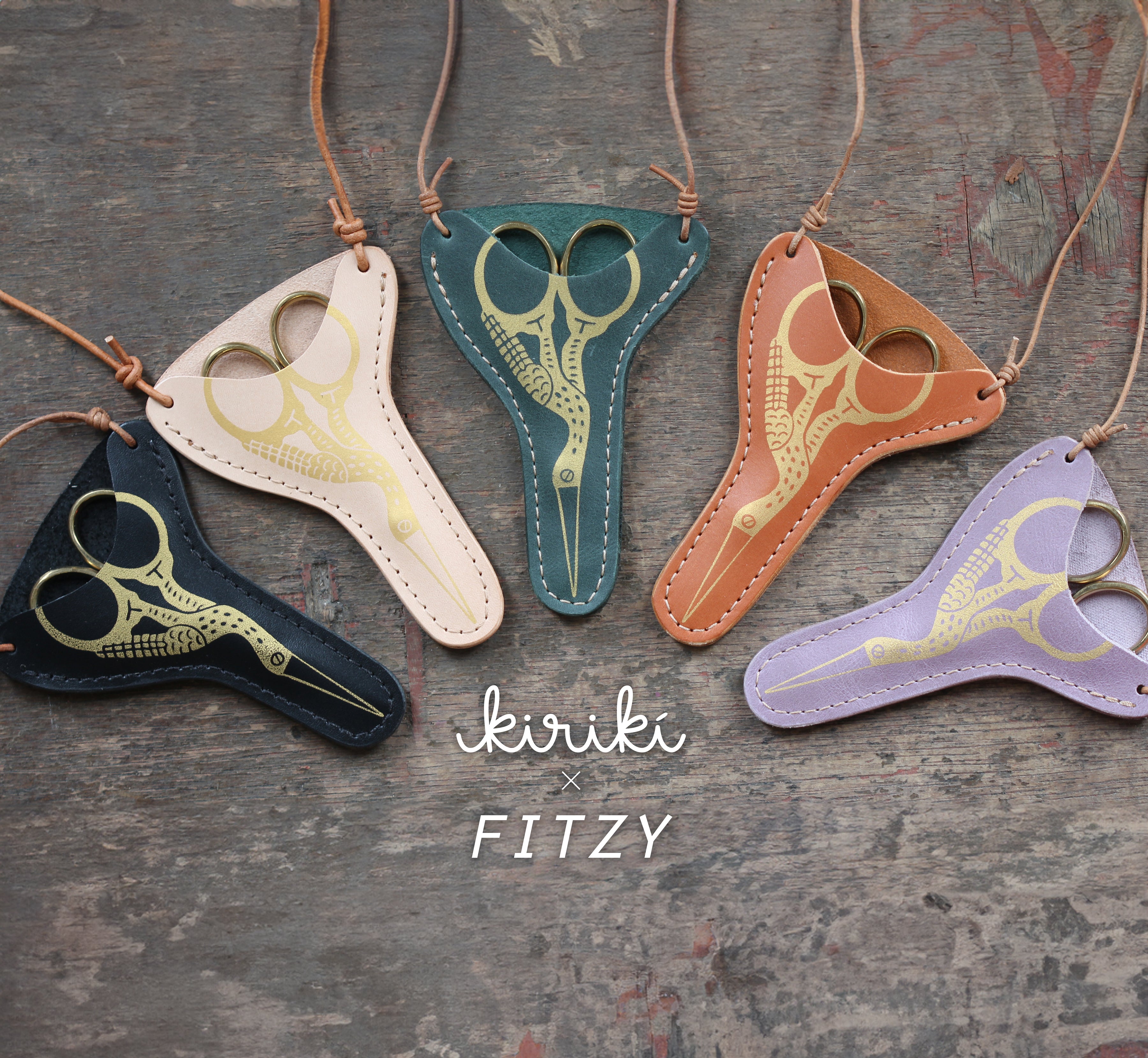 Scissors Case Necklace x Kiriki Press