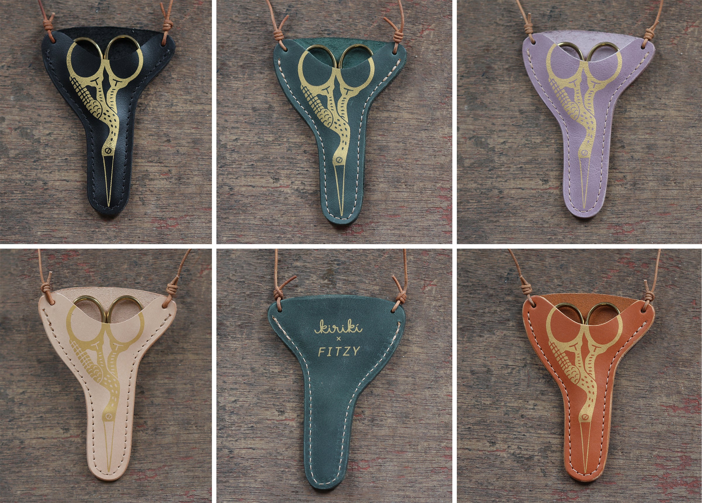 Scissors Case Necklace x Kiriki Press