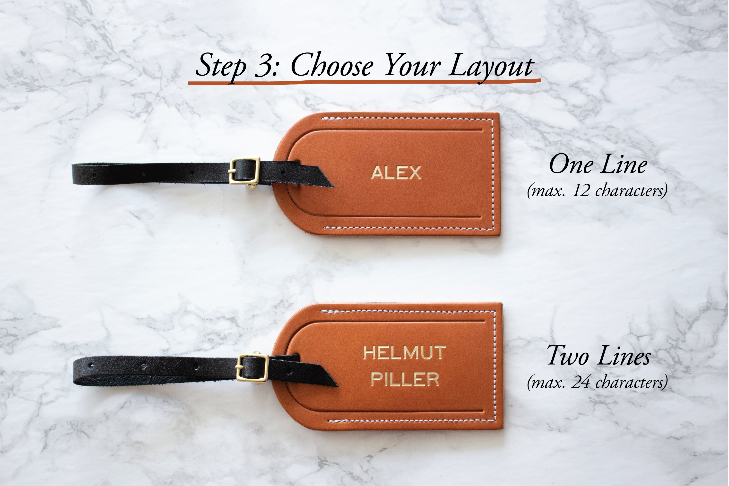 Monogram Luggage Tag